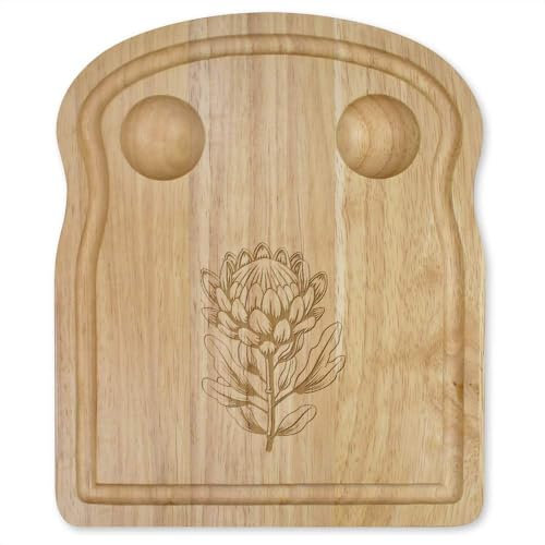 Azeeda 'Protea Flower' Wooden Breakfast Board (WB00078209)