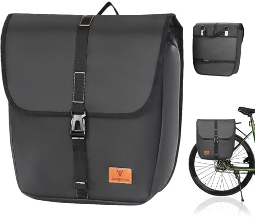 iRabey Fahrradtasche, 27L Gepäckträgertasche, Wasserdicht Fahrradtaschen für Gepäckträger mit Einstellbarer Kordel, für Gepäckträgertasche, Fahrradtasche, Tragetasche
