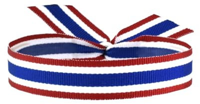 BDM Armband mit Thailand-Flagge – verstellbares Stoffarmband für Männer und Frauen mit buddhistischer kultureller und spiritueller Verbindung