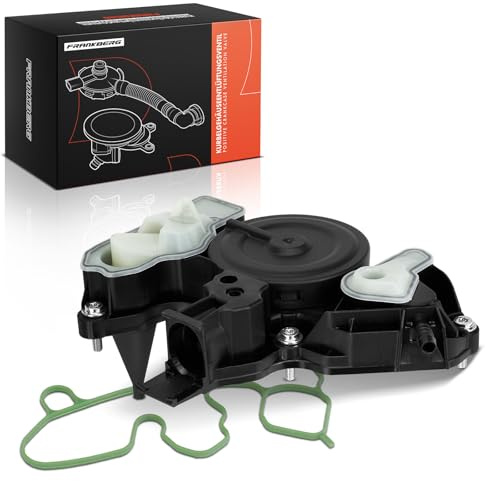 Frankberg Ölabscheider mit Dichtung mit Schrauben Zylinderkopf | Kompatibel mit Golf VII 5G1 BE1 BE2 BQ1 P.a.s.s.a.t 3G2 CB2 Polo 6C1 6R1 AE1 AW1 BZ1 Replace# 06K103495AS
