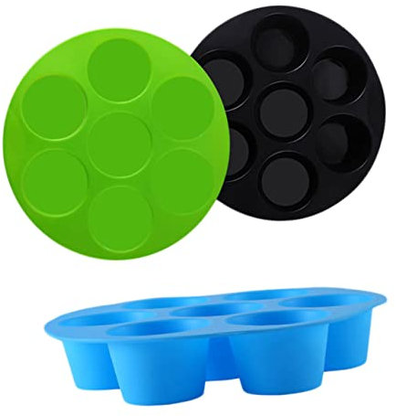 Cabilock Moldes Para Hornear De Silicona 3pcs Molde Para Bizcocho 80ml Color Aleatorio