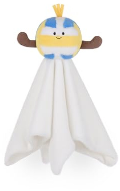 Apricot Lamb Loveys - Morbida coperta di sicurezza per neonati e bambine, motivo: pallavolo, 35,5 cm, colore: bianco