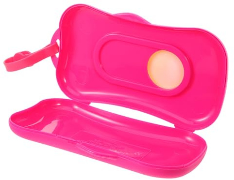 GLEAVI Babytücherspender Tragbar für Reisen Feuchttuchbehälter aus Kunststoff Kompakt und Praktisch Passt in Handtasche Platz für Babytücher und Feuchttücher