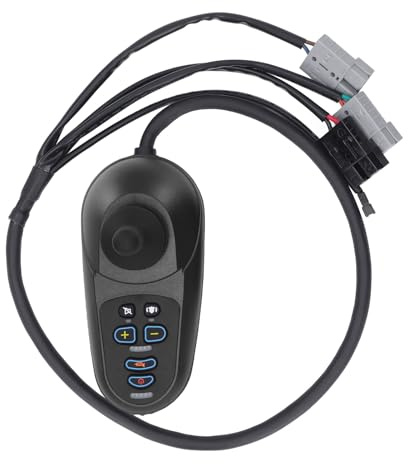 Fafeicy Elektrischer Rollstuhl-Joystick-Controller, 24 V DC Hall Rocker mit EABS Ramp Hold IPX5 Wasserdicht für Indoor-Elektrorollstuhl-Fahrradroboter
