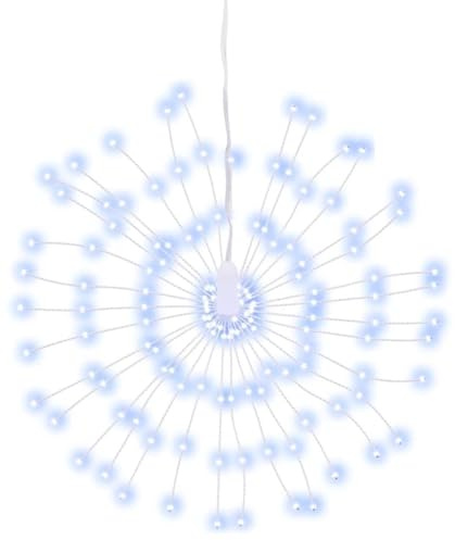 Genérico Luces de Navidad de Estrellas 2 uds 140 LED frío 17 cm,Casa y jardín,Decoración,Decoraciones Festivas y estacionales,Luces de Navidad,Cold White,0.32 kg,3190512