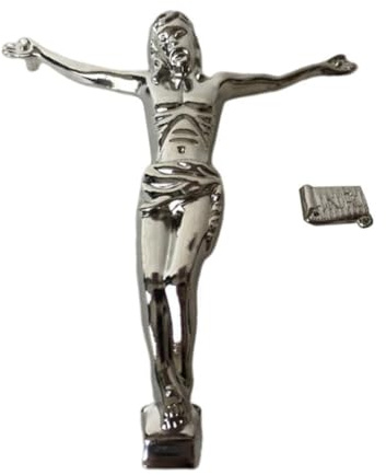 BEALIFE Handgjorda Jesus- och Jesus-korset-krucifixfigurer Hartsstatyer som dekorativa samlingsobjekt i vardagsrummet Katolska figurer Dekor romerska hemprydnader