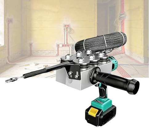 Genérico Extractor De Cables para Tendido De Electricista,Cinta Pasacables,MáQuina AutomáTica para Encordar Cables EléCtricos,Cinta pasacables eléctrica automática de 40 m/min,2battery