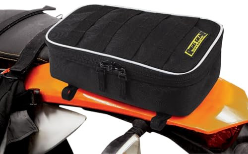 Nelson-Rigg RG-025R Rigg Gear Rear Fender Bag with Tool Roll,1 Pack, Black/Grey