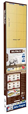 SELITBLOC 1,5 mm GripTec – 10,2 m² + Tape Verlegeunterlage für Vinyl- und Designböden mit rutschhemmender Oberfläche - Verlegeunterlage - auch für Fußbodenheizungen geeignet
