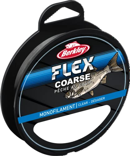 Berkley Flex SS-Monofilament-Angelschnüre – stark, geringes Gedächtnis, leicht zu knoten, sehr abriebfest, salzwasserfest – perfekt für Salz- und Süßwasser