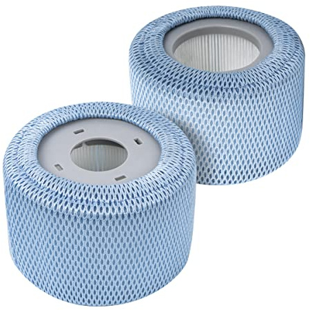 Benfosh 2 Pezzi di reti protettive+2Pezzi Filtro compatibili con Mspa Filtro per vasche idromassaggio, 90 Pieghe, Filtro di Ricambio