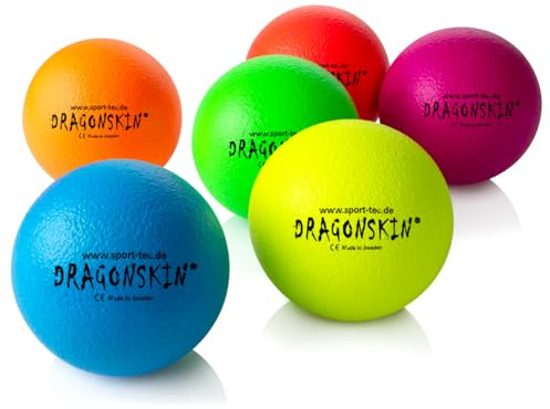 Sport-Tec Schaumstoffball Dragonskin, ø 9 cm, 6er Set