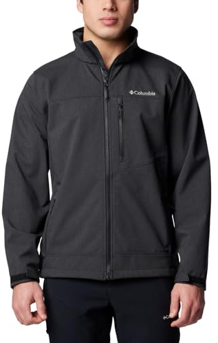 Columbia Men's Cruiser Valley II Softshell, Black Heather, Small