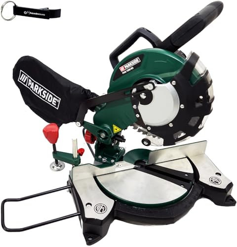 HEADNMORE® Bundle – Parkside® Sega troncatrice PKS 1500 + portachiavi HEADNMORE®