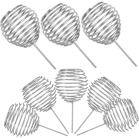 INOOMP Boîte à Engrais en Acier Inoxydable, 10 Pièces, Réutilisable, pour Plantes en Pot et Paniers Suspendus, Pratique et Solide