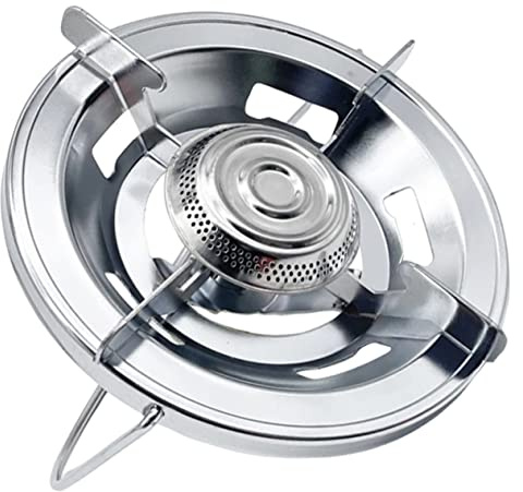 HEMOTON Réchaud de Camping Portable Réchaud à Gaz en 1,5 Kg Mini Cuisinière Extérieure Coupe-Vent pour Randonnée Pique-Niques Voyage