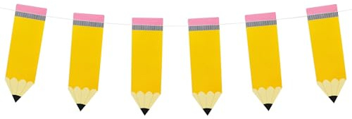 Schulkind Girlande, Einschulung Deko Banner, 1. Schultag Deko, DIY Back to School Banner Hängende Dekoration, für Lehrer und Als Dekoration für Das Klassenzimmer (B)