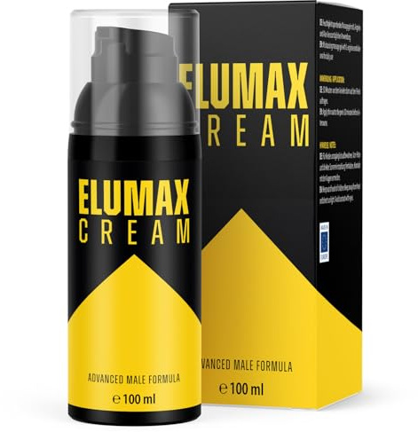 Elumax Crème | Pour les hommes actifs | Qualité supérieure | Contenu par distributeur à pompe : 100 ml