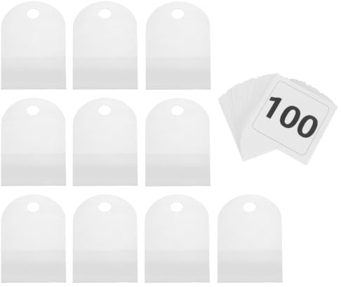 TOPBATHY Étiquettes Numérotées Pour Vêtements 10 Vierges 100 Numérotées | Étiquettes Numérotées Pour Vêtements, Boutique Et Vestiaire, Papier Couche