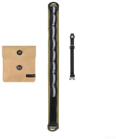 Cordón de camping multiusos con tira reflectante, adecuado para postes de toldo y accesorios de silla (amarillo)