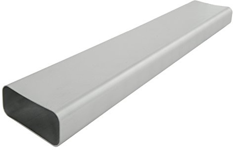 Die Belüftung ct157ac-y Rohr-Belüftung kanalisierten rechteckig aus PVC, Chrom satiniert, 150 x 70 mm