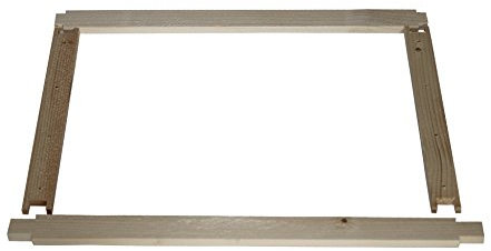 Germerott Bienentechnik 50 Stück Deutsch Normal Maß Rahmen mit GERADEN Seiten 4-Fach waagerecht gelocht in TEILEN Preis pro Stück = 0,79 Euro