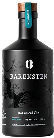 Bareksten | Botanical Gin | 500 ml | norwegischer| norwegische & naturbelassene Botanicals | fruchtiger Geschmack | würzige Aromen | Doppelgoldmedaille bei Francisco World Spirit Competition