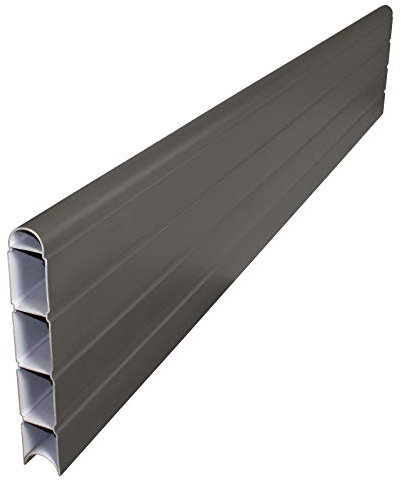 6' (1.8m) Graphite Grey Long Composite Fence Board Plastic Eco Fencing Panel Plank Gravel Board