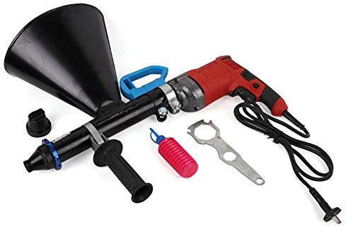 Mortar Pointing Grouting Gun with 2 Nozzles Electric Caulking Guns for Cement Patio Paving 110V 700W