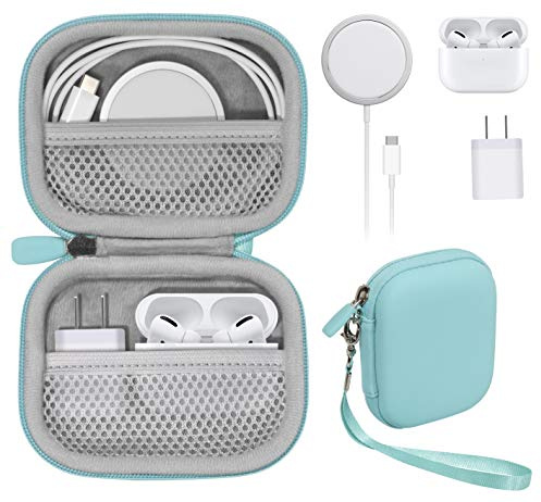 CaseSack Étui tout-en-un pour chargeur iPhone MagSafe, batterie, AirPods Pro (2ème génération)/AirPods Pro/AirPods écouteurs sans fil et accessoires.