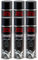 ECI 6 x Auto Lackspray Dose Sprühlack Schwarz Matt Spraydose 500ml