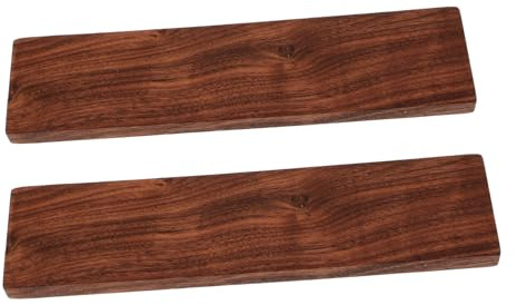 Uonlytech Bloques De Madera De Nogal Negro Para Tallar, 2 Unidades 20x5x1 Cm, Sin Tratar, Natural, Para Adultos, Manualidades Artísticas, Bricolaje y Regalos Creativos