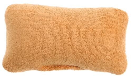 Fingertrennpad für Hand und Finger, Orange, Sanft, Atmungsaktiv | Handgriffpolster aus Frotteestoff, Geruchsarm, für Langzeitliegende und Schlaganfallpatienten, Spezielle Form