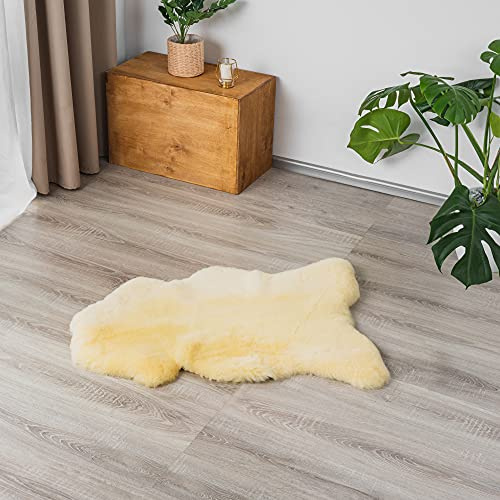 Decorating Sheepskins Piel de oveja medicinal, tamaño grande, 110-120 cm, inodora, piel para silla, alternativa a la piel sintética, alfombra de piel de cordero para el sofá, piel de cordero, piel de