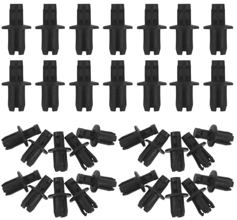 FUNOMOCYA 100 Pezzi Clip di Fissaggio Paraurti Auto 100 Pezzi, Rivetti a Pressione in Plastica Resistenti alle Intemperie, Kit di Clip Espandibili per Montaggio Carrozzeria Veicoli Elettrici
