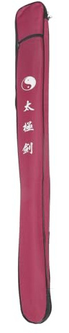 KESYOO Bolsa de Lona para Espada de Tai Chi Portátil, Funda Resistente Color Púrpura, Mochila Ligera para Transporte de Espada Wushu, Adecuado para Artes Marciales y Entrenamiento