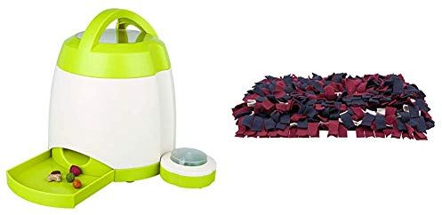 TRIXIE 32040 Dog Activity Memory Trainer 2.0, ø 20 × 24 cm & 32037 Dog Activity Schnüffelteppich, 50 × 34 cm