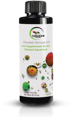 Legend Florebit Ferrum Fe™ Engrais pour plantes d'aquarium Rouge 100 ml 250 ml 500 ml 1000 ml