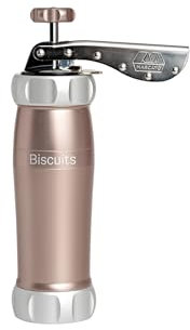 Marcato Machine à biscuits Biscuits en poudre rose en aluminium anodisé, différentes formes. 25 x 10 x 5 cm. Facile à utiliser