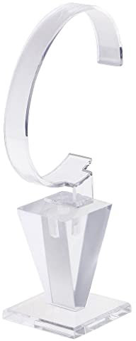 Luzhengyang Uhrenständer aus transparentem Acryl, stilvolles nordisches Design, präsentiert Uhren und Schmuck, kompakt und tragbar, konisch