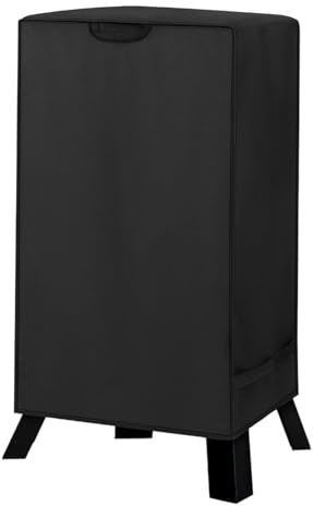 Copertura per fumo elettrico | Copertura per barbecue antipolvere e resistente ai raggi UV, in tessuto Oxford resistente ai raggi UV, per cottura e barbecue, per giardino, terrazza