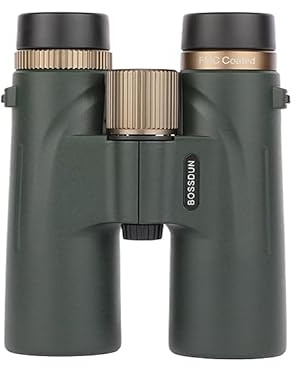 Bossdun Fernglas 12x42, Hohe Vergrößerung, Für Erwachsene, Ideal Für Vogelbeobachtung, Reisen, Sternenbeobachtung, Jagd Und Konzerte (12x42, Grün (inkl. Telefonclip)