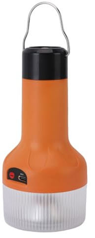 SIXRUN E27 E26 LED Lampada da Campeggio con Batteria da 1800mAh, 1500-2000lm Lampadina Ricaricabile per Casa, Torcia