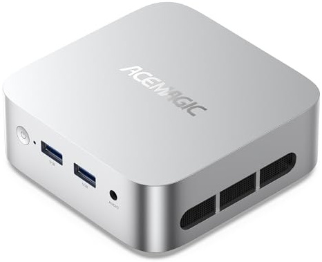 ACEMAGIC M5 Mini PC, 16 Go DDR4 512 Go M.2 SSD Micro PC avec W11 Pro | RJ45 | 4K HDMI+DP | WiFi 5 pour la maison/bureau/école