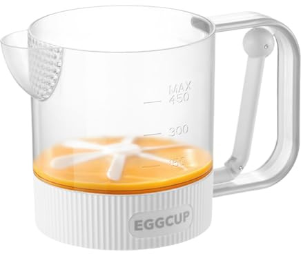 Coquetier à Fouets - 7,28 pouces Récipient de mélangeur de cuisson en silicone PP | Gadgets de cuisine | Batteur semi-automatique pour café, cuisine, Restaurant, maison, salle à manger, boisson au caf
