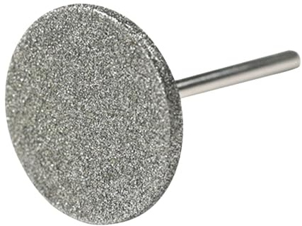 Punta per Trapano Unghie a Disco 20mm in Acciaio Inox Argento | Taglio Preciso delle Cuticole e Bordi, Uso Versatile in Nail Care, Resistente ai Danni e Durevole