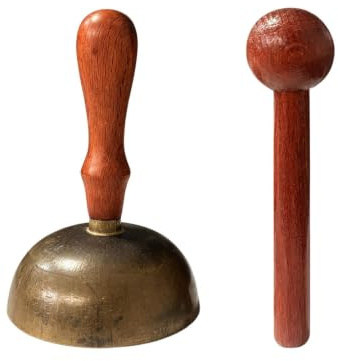 Tibetisches Klangschalen Set Meditationsklanginstrumente mit Holzhammer | Tibetische Klangschalen für Anfänger, Achtsamkeitsübungen, Gebete, Entspannungsübungen, Yoga-Praxis, Zuhause, Raum für Män