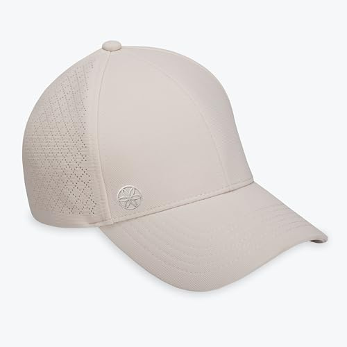 Gaiam Wander Breathable Geo Pink Hat - Cute Women's Baseball Hat for Summer, Lightweight, Adjustable Strap, Moisture-Absorbing Sweatband for Running & Hiking, 6-Panel Ball Cap for Women, Blush
