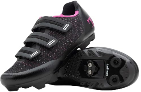 Tommaso Pista 100 - Scarpe SPD & Peloton da donna, con tacchette Peloton Delta o SPD per biciclette da strada e varie bici da indoor, ampia gamma di scarpe da ciclismo e accessori per bici, 38.5 EU