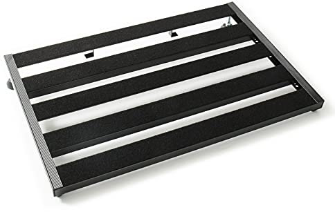 Fame Pedalboard, Board aus pulverbeschichtetem Aluminium mit 5 Streben für 10 Effektpedale, Gigbag mit Zubehörfach, Spaceboard 60 L